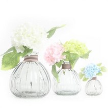 [레이나퍼퓸] 스노우수국 플라워디퓨저 150ml, 선택1:핑크_호박병 / 선택2:블랙체리