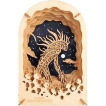 ensky 엔스카이 페이퍼 시어터 우드 스타일 PAPER THEATER PT-WL03 모노노케히메 디다라보치[페이퍼크래프트(완성사이즈:H152×W100×D42mm)], 단일