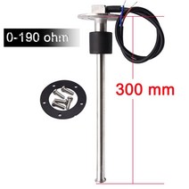 유면계 유량계 100mm ~ 1000mm 수위 센서 0 ~ 190 240 ~ 33 옴 해양 보트 요트 자동차 오일 액체 탱크 연료, 300mm 0-190ohm