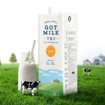 갓 밀크 멸균우유, 1000ml, 3개