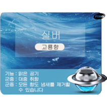 PYHO차량용 방향제 행성 차량용 디퓨저 15ml, 보충액 바다향