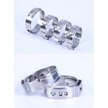 파이프클램프 아시바조인트 클립 h빔 이형 클램프 10pcs 6.5mm-11.8mm 스테인레스 스틸 304 단일 귀 호스 hw179, 9.6-11.3mm