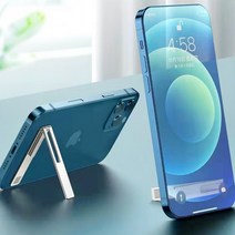 스마트톡 스틱 휴대폰거치대 거치대 합금 스마트폰거치대 알루미늄 핑거링 그립톡 핸드폰거치대 일자형, 블랙_2개