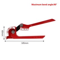 벤딩기 DIYWORK 파이프 벤딩 도구 3 1 조합 튜브 벤더 커브 펜치 90 180 6mm 8mm 10mm, 02 90 Degree