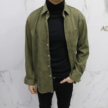 아도르클래식 코듀로이 골덴 오버핏 긴팔 셔츠 남방