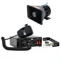 중장비 사이렌 앰프 스피커 12v 24v 차량용 확성기, 24V 200W + 사각형 스피커