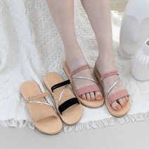 [아이슈즈] 여성 플랫 보석 슬리퍼 70741