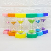 Naricollection 안전 튼튼 칼라 모래시계 약 3분 양치시간 사우나 요리시간 운동시간 아날로그 타이머, 오렌지