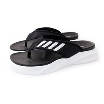 남성슬리퍼 남성쪼리 푹신한 편한 블랙 높은 데일리 일상