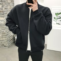 용된다 남자 네오프렌 투웨이 집업 블루종 자켓