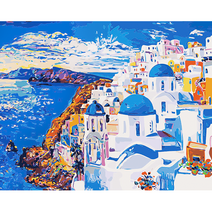 투코비 DIY 유화그리기 40x50 산토리니의 아침 5398