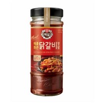(에이브쇼핑)백설 매콤화끈 닭갈비양념 470g, (상온) 백설 닭갈비양념 470g x 10개