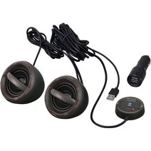 일본직발송 2. セイワ(SEIWA) 세이와 (SEIWA) 차내 용품 BLUETOOTH 듀얼 스피커 BT910 B0773KJM5N, One Size, One Color