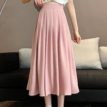 메이킹유 롱스커트 롱 주름치마 데일리룩 여친룩 꾸안꾸 9241레즐리스커트