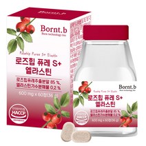 본트비 로즈힙 퓨레 엘라스틴, 1개, 600mgx60정