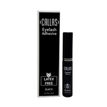 Black CALLAS EYELASH ADHESIVE BLACK(LATEX FREE) 0.17 OZ/5ML, 1