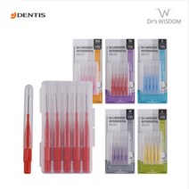 닥터스위즈덤 치과용 치간칫솔 M사이즈 0.30mm 큰사이즈, 1팩, 5개입