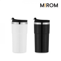 미롬 보노 진공 스텐텀블러, BLACK, 350ml
