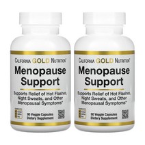 1+1 캘리포니아골드 뉴트리션 메노포즈 서포트 Menopause Support 참당귀 베지 캡슐 90정, 1개, 기본