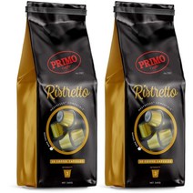 프리모 카페 커피 리스트레토 캡슐 2팩 50캡슐 Primo Caffe Coffee Ristretto Hermetic Capsules, 1팩
