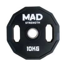 매드 우레탄 중량 원판 바벨 2.5kg 5kg 10kg 20kg 역기봉 탄력봉 직선바 컬바 이지바, 10kg(2개입)