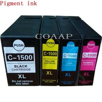 호환 세트 카트리지 캐논 pgi 1500 PGI-1500XL PGI1500 용 전체 안료 잉크 MAXIFY MB2050 MB2000 MB2300 MB2350 MB2750, 5pcs--2bk 1c 1m 1y