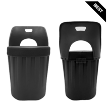 체어킹 국산 수납 통의자 등받이 고깃집 옷보관 식당 깡통 드럼통 업소용 머핀 스툴, 등받이형, 블랙