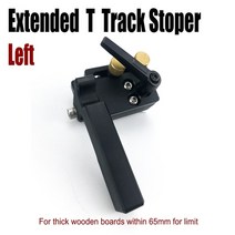 티트랙 T트랙 슬라이더 프로파일 목공 게이지스케일 합금 t-트랙이 있는 45 t 157, 확장 레프트 스토퍼
