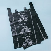 이불비닐 인쇄8호 검정색 50장 대형봉투 마트 이사 평판 업소용 재래시장 65X100X10