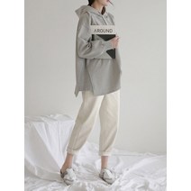 박시한 후드맨투맨 판쵸후드