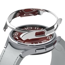 갤럭시워치6 클래식 43mm 47mm 링케슬림 하드 투명 케이스, 크롬