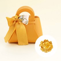 한국금다이아몬드 24K 순금 카네이션 뱃지 가방 패키지 1.875g