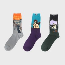 빅키드 JNBD 명화 일러스트 크루삭스 3종 /저니버디 양말