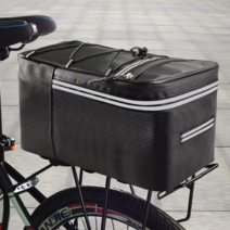 태엽체육사 자전거 뒷좌석 짐받이 가방 레인커버포함 15L, 12L