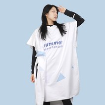 데코양 판초타올 비치타월 물놀이수건, 썸머, 1개