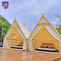 조립식 정자 바베큐장 원두막 야외정자 펜션 팔각정 야외 농막 파라고, 3X2m(베이지)