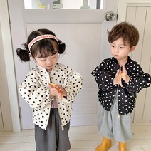 동그라미 퍼프 집업 재킷 아동복 여자아동복 남자아동복 여아옷 여아자켓 남아자켓 아동자켓 아동가을옷 아우터 자매룩 유아자켓 유아동복