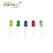 LED 3mm (흰색/노랑/파랑/빨강/초록), 초록