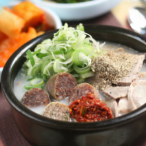 뜨근뜨근 시원한 추억의 보양식 순대국, 담백순대국3팩