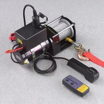 차량용우인치크레인 12V 전기 윈치 오프로드 자기 구조 무선 원격 제어 크레인 24V 차량 호이스트 48V 리프팅 윈치 윈치, 10.10.투명한