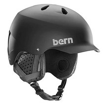 BERN 윈터 스키 스노우보드 헬멧 Watts EPS 스노우, Matte Black, Small