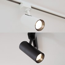 케이시조명 COB 스포트레일조명 스팟조명 7W 10W 20W KS인증 무크, 화이트, 3000K 전구색(노란불)