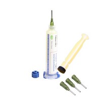 Paste FLUX 납땜용제 도금액 액상 솔더윅 원래 kingbo rma-218 10cc 플럭스 청소 없음 무료 바늘 배송, 218과 퍼터