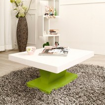 예작 스윗 하이그로시 도장 600 다용도 좌탁 거실테이블 RC27, 그린