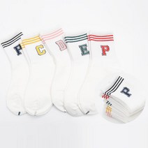 아동 키즈 데일리 흰색 양말 5족 레깅스 반바지 코디