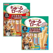 친절한도그씨 이나바 츄르롤 32P 곡물알러지제로 애견스틱간식, 02. 닭가슴살 닭연골