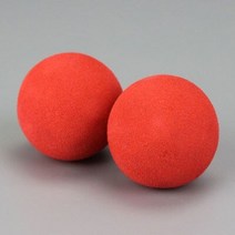안마의자천갈이 미용 마사지 침대 천갈이 의자 커버 10pc 40mm 솔리 스폰지 공 홈, 10개, 빨간색