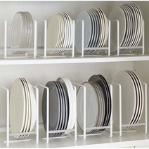 엔템 싱크대하부장정리 싱크인 주방 정리 그릇정리 선반, 접시정리대_미니_블랙