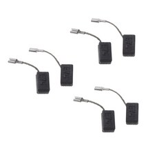 Ursmart 보쉬 용 6Pcs 전기 모터 카본 브러쉬 예비 부품 교체, 설명, 탄소강, 블랙