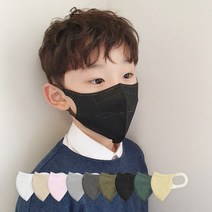 최소구매 50매 골라담기10매씩 시노텍스 서인국 키즈 컬러 10매 귀편한 얇은 덴탈마스크 처럼 숨쉬기편한 새부리형 ePTFE 마스크, 키즈용(XS) 10매, 블랙